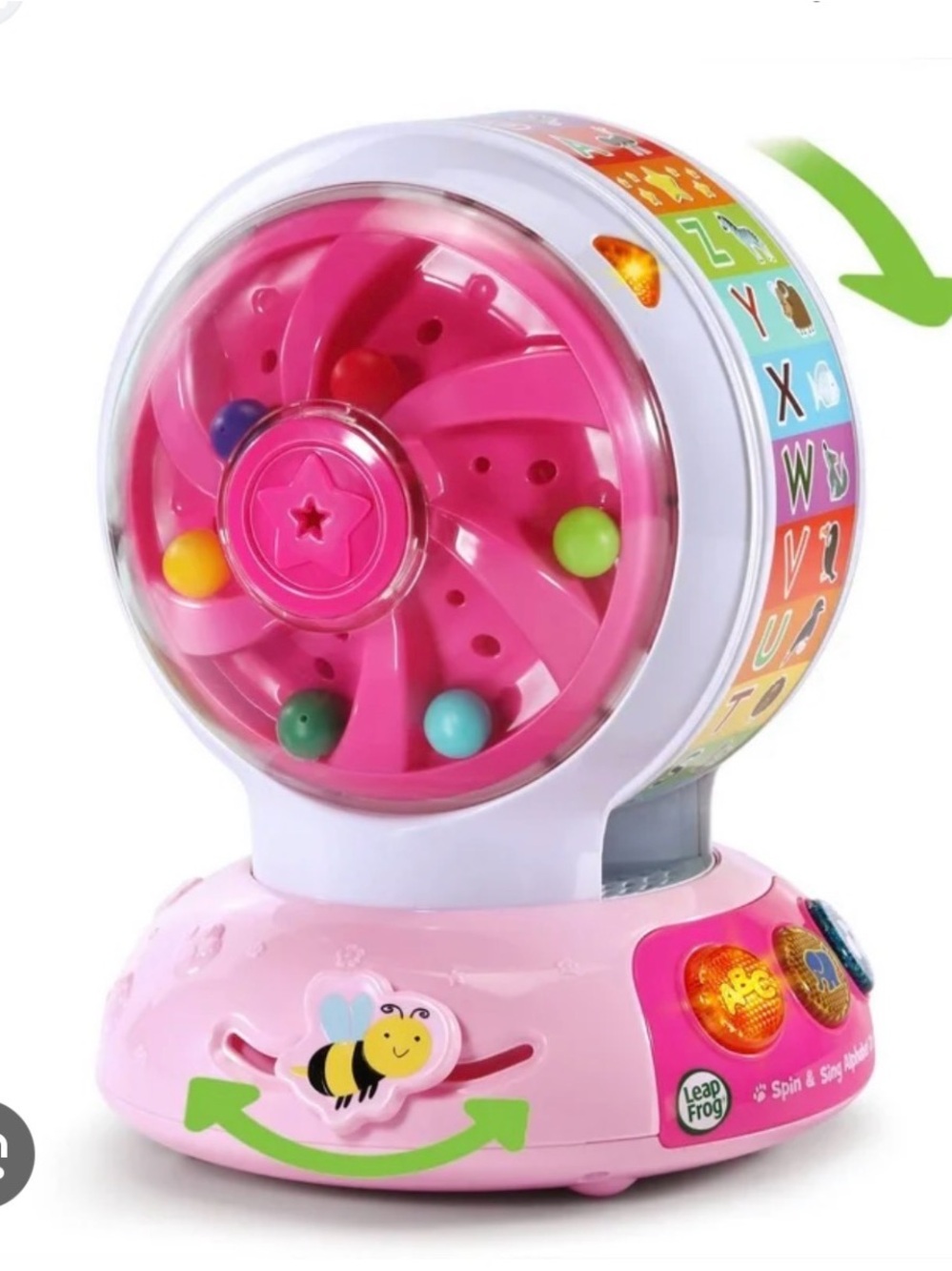 LeapFrog Spin and Sing Pink Alphabet Zoo Toys . Like new , without original box